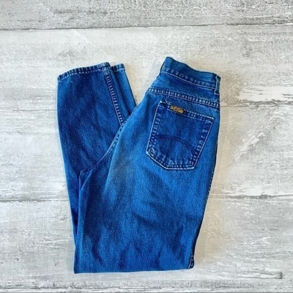 Vintage Chic Denim Jeans High Waist Loose Fit 90’s Sz 25 Mom Jeans - Picture 1 of 10